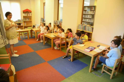 Nilüferli çocuklar hayallerindeki dünyayı ağaca sığdırdılar