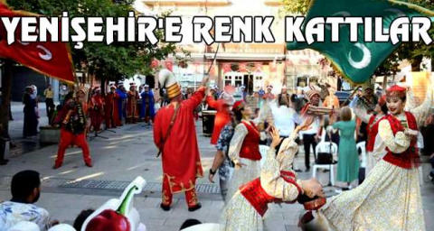 YENİŞEHİR'E  RENK KATTILAR