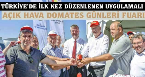 Salçalık domateste marka olan Karacabey'de domates fuarı