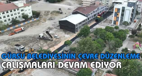 Gürsu Belediyesinin çevre düzenleme çalışmaları devam ediyor