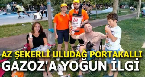 Az Şekerli Uludağ Portakallı Gazoz'a yoğun ilgi
