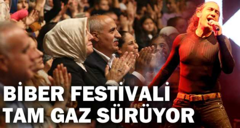 BİBER FESTİVALİ TAM GAZ SÜRÜYOR