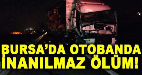  Arızalanan aracından inen sürücüye kamyon çarptı