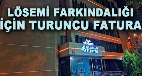 Lösemi farkındalığı için turuncu fatura