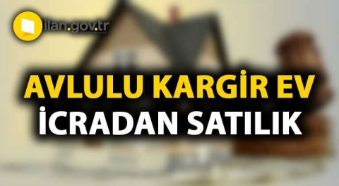 Şanlıurfa Siverek'te Avlulu Kargir ev Mahkemeden satılık