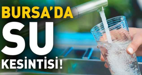 Osmangazi'de su kesintisi