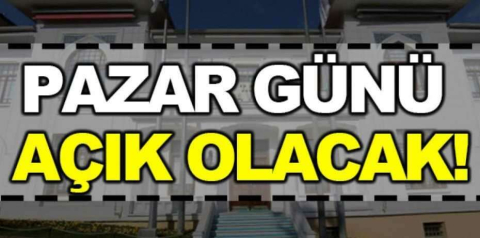 Bursa'da pazar günü sadece o nüfus müdürlüğü açık olacak