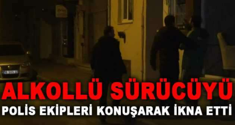 Kaza yapan alkollü sürücü ceza yiyeceğini anlayınca polislere direndi