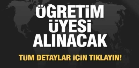 Ankara Medipol Üniversitesi Hukuk Fakültesi Öğretim Üyesi alım ilanı