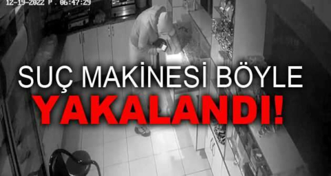 Suç makinesi böyle yakalandı