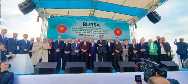  Cumhurbaşkanı Bursa’da 127 farklı yatırımın açılışını yaptı