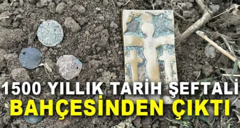 1500 yıllık tarih şeftali bahçesinden çıktı