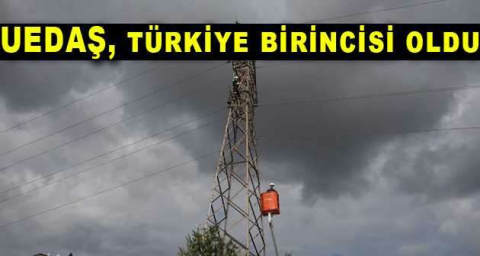 UEDAŞ, müşteri memnuniyeti sıralamasında Türkiye birincisi oldu