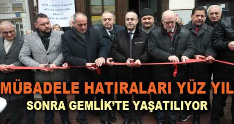Mübadele hatıraları yüz yıl sonra Gemlik’te yaşatılıyor