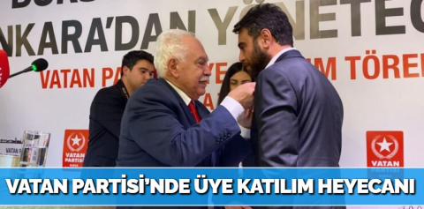 Vatan Partisi’nde üye katılım heyecanı