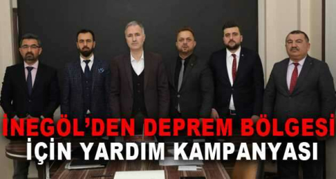 İnegöl’den deprem bölgesi için yardım kampanyası