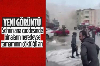 Kahramanmaraş'ta deprem anından yeni görüntüler