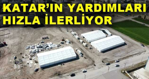 Katar’ın yardımları hızla ilerliyor