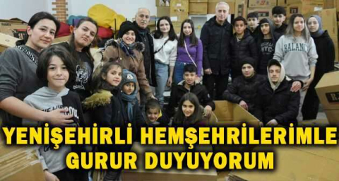 YENİŞEHİRLİ HEMŞEHRİLERİMLE GURUR DUYUYORUM