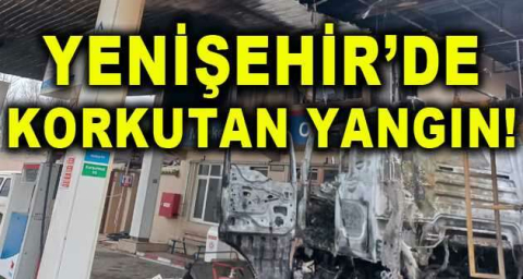 Tırdaki yangın benzinliğe sıçradı