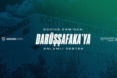 Darüşşafaka'ya Socios.com'dan anlamlı destek