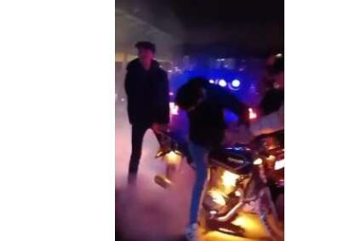 Asker eğlencesinde magandalar kameralarda