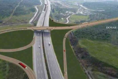 DOSAB Kavşağı düğümü de çözülüyor