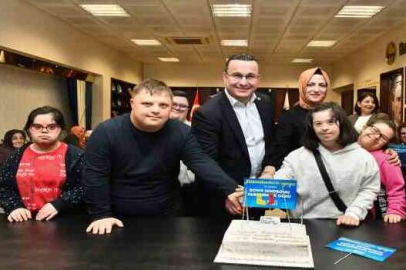 Kanar'a özel çocuklardan sürpriz ziyaret