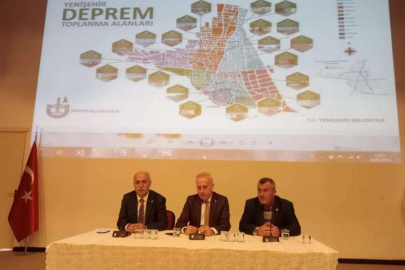 Muhtarlara deprem önlemleri anlatıldı