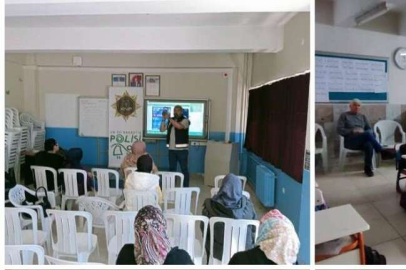 60 anne ve anne adayı öğretmen ile velilere uyuşturucu eğitimi