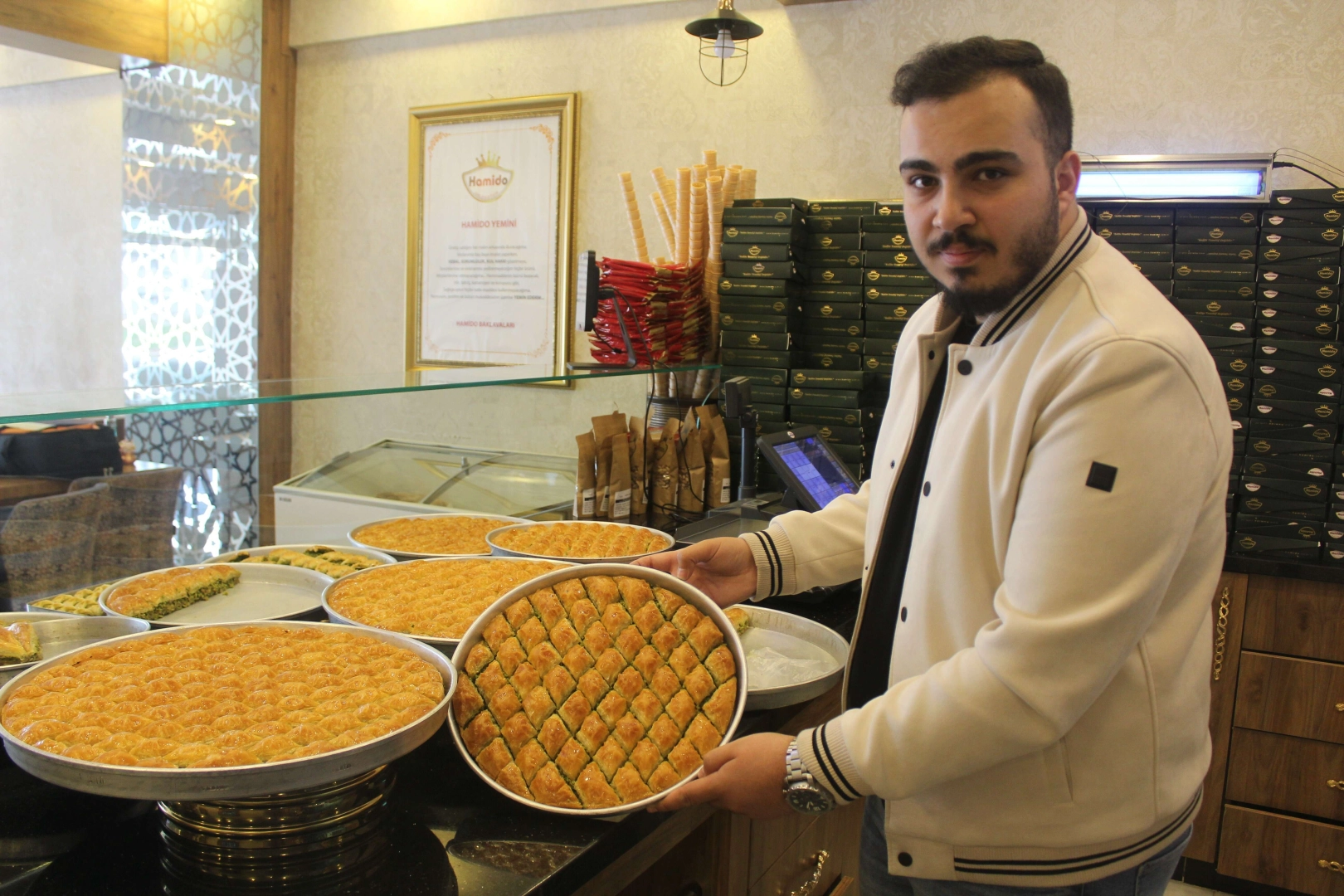 Baklavacıların Ramazan yoğunluğu başladı