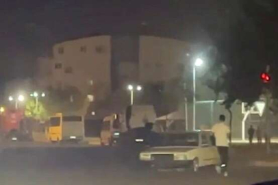 Akan trafiği hiçe saydı, dakikalarca drift yaptı