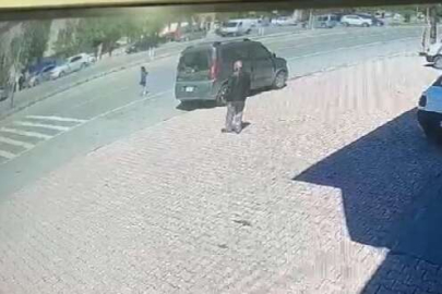 9 yaşındaki Aycan’ı hayattan koparan kaza anı kamerada