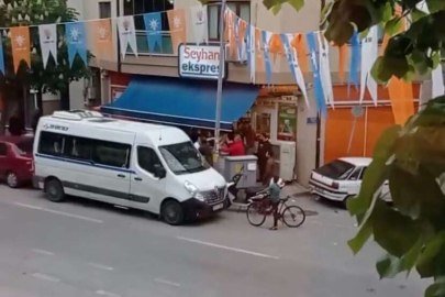 Bursa'da iki gencin kavgası kamerada