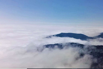 Spil bulutlarla kaplandı, görsel şölen oluştu