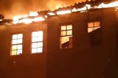22 milyon liralık olan tarihi binadaki yangın