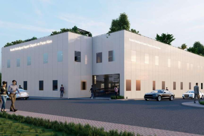 Bursa Kestel'e modern pazar alanı ve otopark