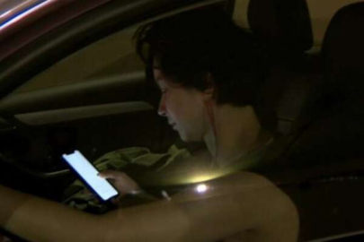 Merve Boluğur trafik kurallarını umursamadı!