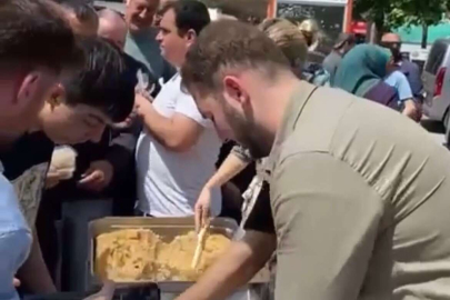 Bursa'da Kılıçdaroğlu için helva dağıttılar