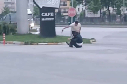 Bursa’da silahlı kavga! Polis kovalamacası böyle görüntülendi