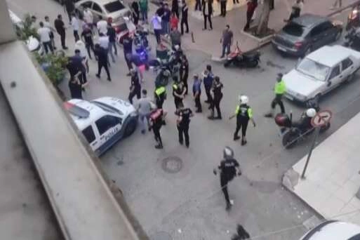 Kaza sonrası ortalık savaş alanına döndü