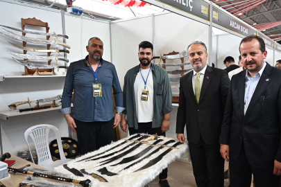 700 Yıllık bıçaklar Bursa Bıçak Festivali’nde görücüye çıktı