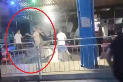 Bursa'da lunaparkta kavga!Arabalar durdu onlar çarpıştı