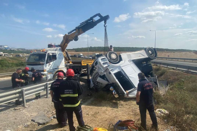 Kuzey Marmara Otoyolu’nda tır kazası