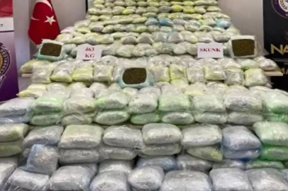 463 kilogram uyuşturucu ele geçirildi