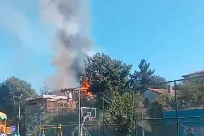 Eşi ve kayınvalidesi ile tartıştı evi ateşe verdi