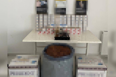 300 bin liralık kaçak sigara operasyonu