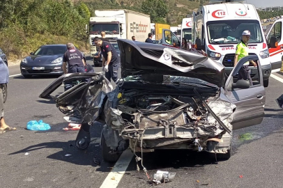 O kazada 1'i çocuk 4 kişi yaralandı