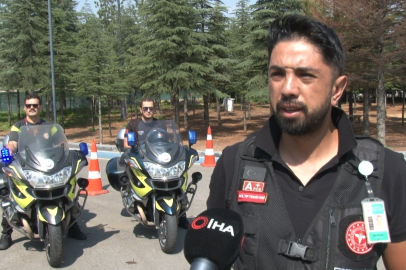 Motosiklet ambulanslar hayat kurtarıyor