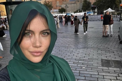 Wanda Nara başını örttü! Sosyal medyayı yine salladı